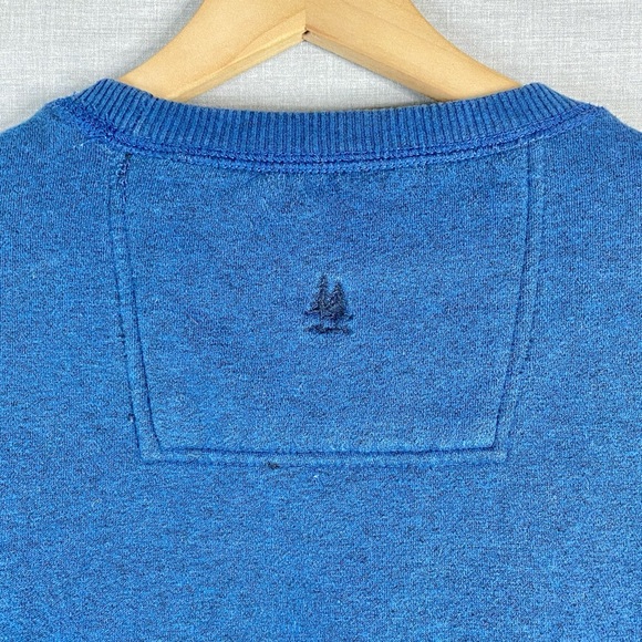 G.H.Bass Men’s Blue Crewneck Sweatshirt Size Large - Picture 7 of 8